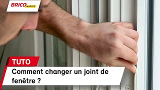 Comment changer un joint de fenêtre   Bricomarché [upl. by Estrin]