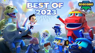 GOGODINO 2023 Top Episodes of The Year  Best of 2023❗️  Dinosaur for Kids  Cartoon  Robot Toys [upl. by Ognimod]