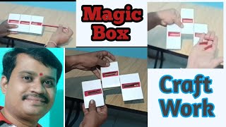 DIV Amazing Magic Box  Awesome Pemcil Magic Trick  Cardboard DIY [upl. by Borlow446]