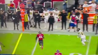 Mark Ingram runs out of bounds for no reason [upl. by Abigale976]