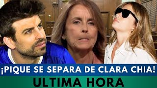 RELACIÓN ROTA Gerard Piqué ABANDONA a Clara Chía por Insultar a su MADRE [upl. by Ysnap]