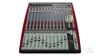 XENYX UFX1604 Analog Mixer and Multichannel USBFirewire Interface [upl. by Rossy]