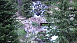 Waterfalls above Berthoud Falls Colorado [upl. by Dorine466]