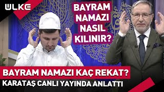 Ramazan Bayramı Namazı Nasıl Kılınır Kaç Rekat Canlı Yayında Anlattı [upl. by Swainson551]