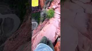 POV Most Dangerous Hike in America  HeartPounding Adventure MostDangerousHike viralshorts [upl. by Irmina768]