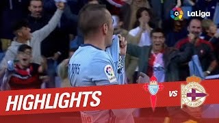 Resumen de Celta de Vigo vs Deportivo de la Coruña 41 [upl. by Naimad558]