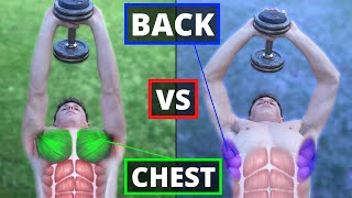 How To Dumbbell Pullover For Chest amp Back Growth NOT THE SAME [upl. by Odravde]