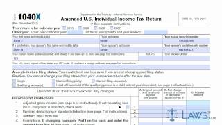 Learn How to Fill the Form 1040X Amended US Individual Income Tax Return [upl. by Tracy]