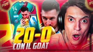 200 con il GOAT 🐐 MESSI 94 in WEEKEND LEAGUE FIFA 23 [upl. by Carbone]