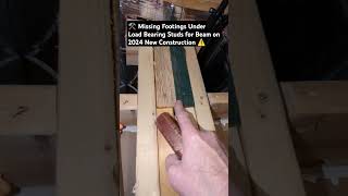 ⚒️ ⚠️Missingfootings under basement slab for load beam shortvideo homeyoutubeshorthouseshorts [upl. by Pond]