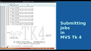 MVS TK4 Submitting IEFBR14 and IEBGENER jobs [upl. by Tench939]