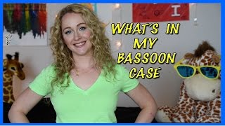 BASSOON ACCESSORIES WHATS IN MY CASE [upl. by Neevan92]