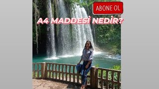 A4 UYUŞTURUCU MADDESİ NEDİR [upl. by Noryak]