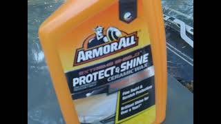 new armorall ceramic color assist wax test review on grey paint [upl. by Aubrie]