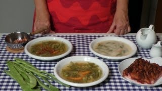 Grüne Bohnen Suppe Biebelschesbohnesupp [upl. by Atsirk461]