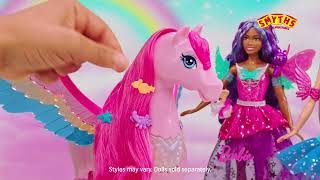 Barbie Touch of Magic Pegasus and Barbie Dreamtopia Twinkle Lights Ballerina Doll  Smyths Toys [upl. by Eunice]