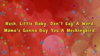 Karaoke  Hush little baby  Karaoke Rhymes [upl. by Sellers]