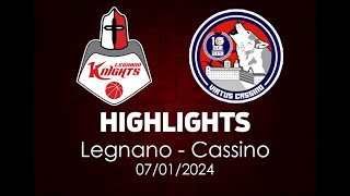 Highlights Legnano  Cassino del 07012024 [upl. by Ashely]