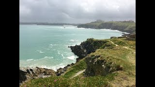 Cornwall Newquay walking tour Fistral Towan Porth Beach amp surfing Headlands amp Cliffs [upl. by Weisburgh]