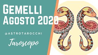 Gemelli♊ Agosto 2020⭐ Quel Passato Che Torna ⭐Taroscopo Astro Tarocchi [upl. by Anelagna]