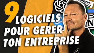 9 LOGICIELS POUR GÉRER TON ENTREPRISE  devis agenda [upl. by Releyks987]