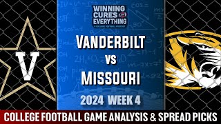 Vanderbilt vs Missouri Picks amp Prediction Against the Spread 2024 College Football Analysis [upl. by Arta263]