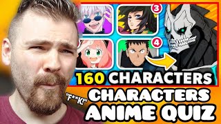 I CANT WATCH ANIME AGAIN  GUESS THE ANIME BY ITS CHARACTERS  INSANE Anime Quiz  REACTION [upl. by Adneral]