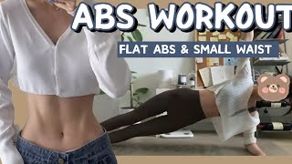 4 MIN BEST PLANK WORKOUT  GET SMALL WAIST [upl. by Auoh]