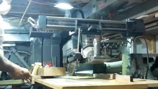 Radial Arm Saw Jointing Sled [upl. by Senskell]