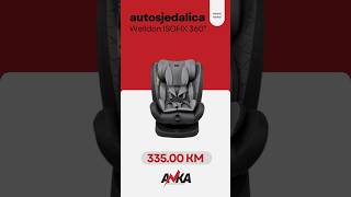 Autosjedalica Welldon ISOFIX 360° 🚗 cijena 33500 KMbesplatna dostava na adresu [upl. by Anawek]