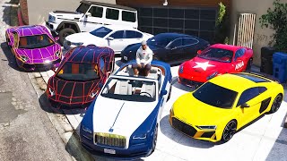 ROBANDO COCHES MILLONARIOS EN GTA 5 🚘🤑 [upl. by Lenox]