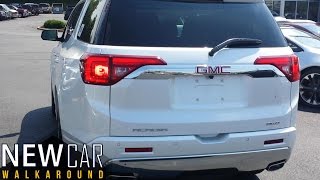 2017 GMC Acadia Denali In Depth Walkaround Startup Exterior Interior Trunk [upl. by Navaj]