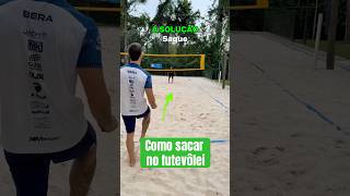 COMO SACAR NO FUTEVÔLEI 🔥 ftv futevolei saque tutorial bera [upl. by Behl]