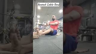 Seated Cable Row  back Workout gym motivation fitness fitnessmotivation gymworkout live Soon [upl. by Derrick]