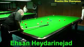 PJ NOLAN SNOOKER ACADEMY PLAYER  EHSAN HEYDARINEJAD [upl. by Ertnom]