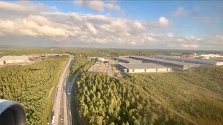 Landing at Göteborg Landvetter Airport Ryanair [upl. by Eahs670]