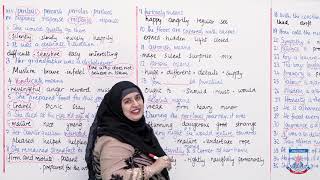 Class 9  English  Unit 4  Lecture 50  Hazrat Asma RA 05  Allied Schools [upl. by Louella]