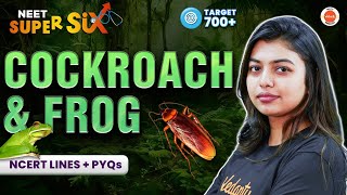 COCKROACH amp FROG 🐸 New NTA Syllabus  NCERT Lines  PYQs Solving  Class 11 Zoology  NEET 2024 [upl. by Oicam691]