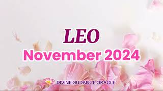 TAROT ZODIAK LEO PREDIKSI NOVEMBER 2024 pesansemesta tarotzodiak pesanmalaikat [upl. by Sion996]