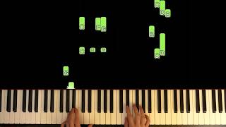 How to play The Entertainer by Scott Joplin on the Piano easy tutorial [upl. by Valoniah]