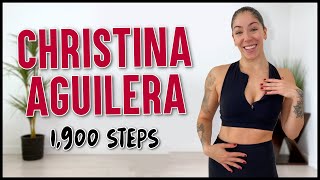 CHRISTINA AGUILERA WALKING WORKOUT Low Impact [upl. by Lasko]