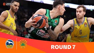 ALBAPanathinaikos Athens  Round 7 Highlights  202324 Turkish Airlines EuroLeague [upl. by Shep]