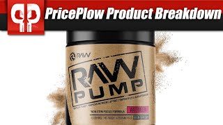 RAW Nutrition RAW PUMP Review  No Caffeine Just Results [upl. by Cinomod]