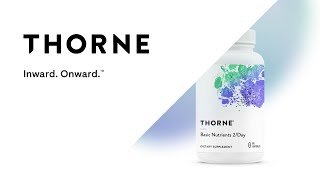 Basic Nutrients 2Day Supplement  Thorne® [upl. by Kcired]