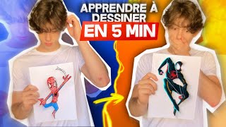 Apprendre à dessiner en 5 minutes  Tuto rapide mais efficace 😎 [upl. by Erminna638]