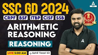 SSC GD 2024  SSC GD Reasoning Class By Sahil Tiwari  SSC GD Reasoning Arithmetic Reasoning [upl. by Ycnan]