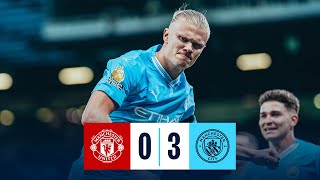 HIGHLIGHTS Manchester United 03 Manchester City  Haaland 2 and Foden Goals [upl. by Rosecan421]