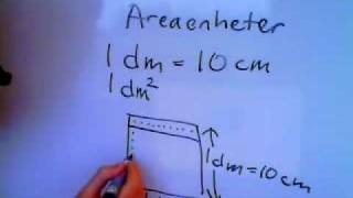 Matematik 1a 1b 1c A Geometri Areaenheterwmv [upl. by Remo]