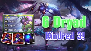 6 Dryad Kindred Carry Once again very consistent carry  TFT  Set11  Ranked [upl. by Judye97]