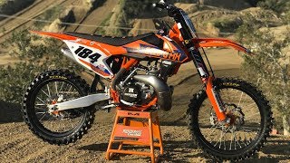 2 Stroke Race Project KTM 250SX  Motocross Action Magazine [upl. by Ayhdnas11]